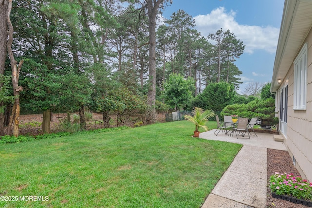 5 Bennington Dr, Toms River, NJ 08757 - view of green lawn with a patio