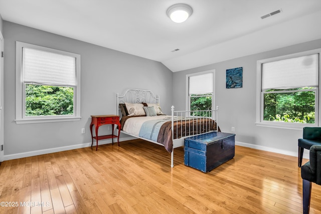 8 Old Dutch Rd, Warren, NJ 07059 - bedroom featuring light wood finished floors and vaulted ceiling