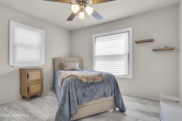 3 Casey Ct, Barnegat, NJ 08005 - bedroom featuring light wood finished floors and ceiling fan
