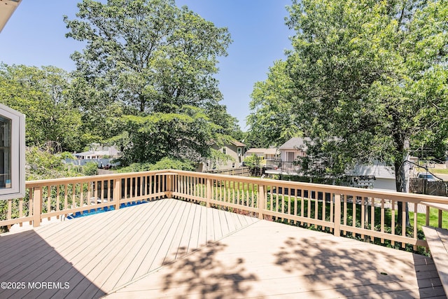235 Long Branch Ave, Bayville, NJ 08721 - wooden terrace with a residential view