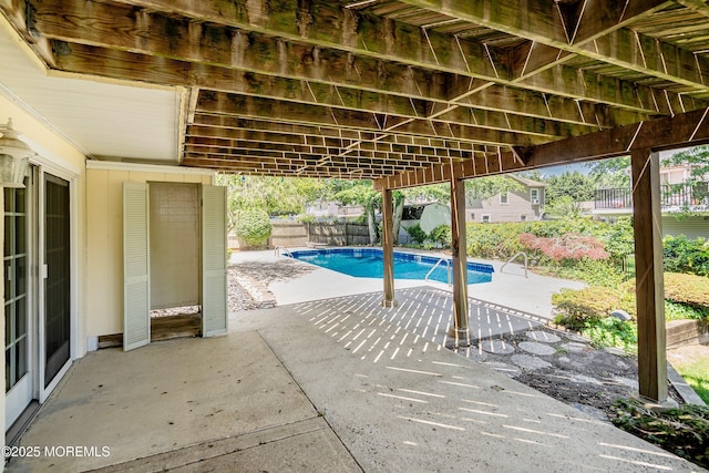 235 Long Branch Ave, Bayville, NJ 08721 - view of pool with a patio and a fenced backyard