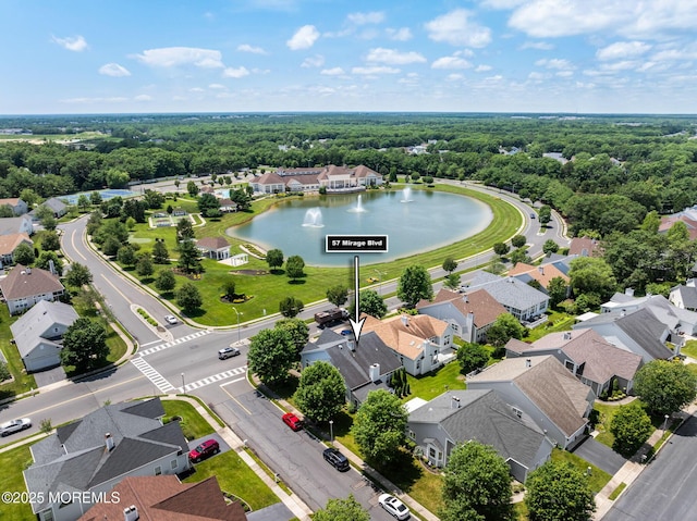 57 Mirage Blvd, Barnegat, NJ 08005 - aerial view of residential area featuring a large body of water