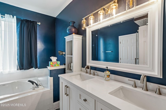 57 Mirage Blvd, Barnegat, NJ 08005 - full bath featuring a bath and double vanity