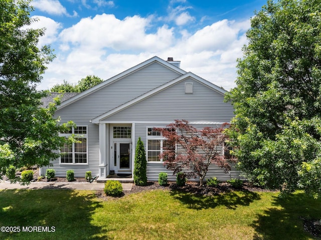 57 Mirage Blvd, Barnegat, NJ 08005 - view of front of property featuring a front yard and a chimney