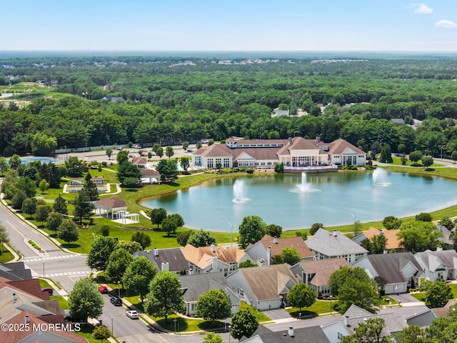 57 Mirage Blvd, Barnegat, NJ 08005 - aerial perspective of suburban area featuring a nearby body of water