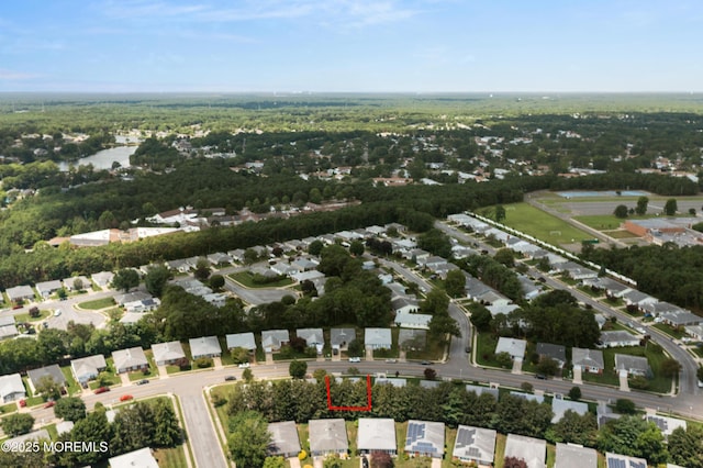 188 Lions Head Blvd S, Brick, NJ 08723 - aerial overview of property's location with property parcel outlined and nearby suburban area