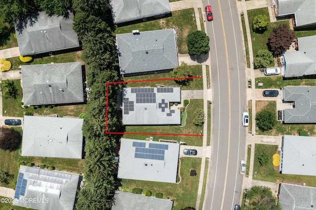 188 Lions Head Blvd S, Brick, NJ 08723 - aerial perspective of suburban area with property boundaries highlighted