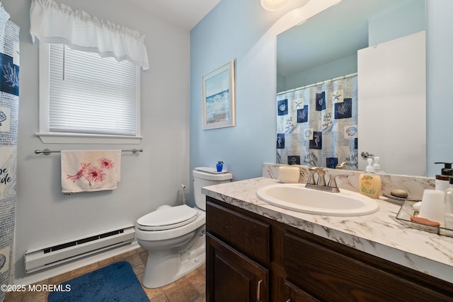 188 Lions Head Blvd S, Brick, NJ 08723 - bathroom featuring a baseboard heating unit and vanity