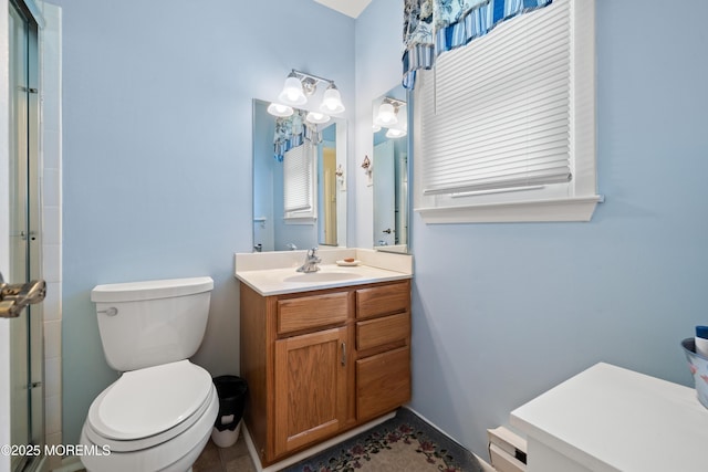188 Lions Head Blvd S, Brick, NJ 08723 - full bathroom with vanity and an enclosed shower