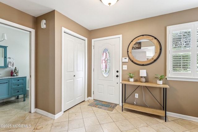 98 Washington St, Keyport, NJ 07735 - foyer featuring light tile patterned flooring
