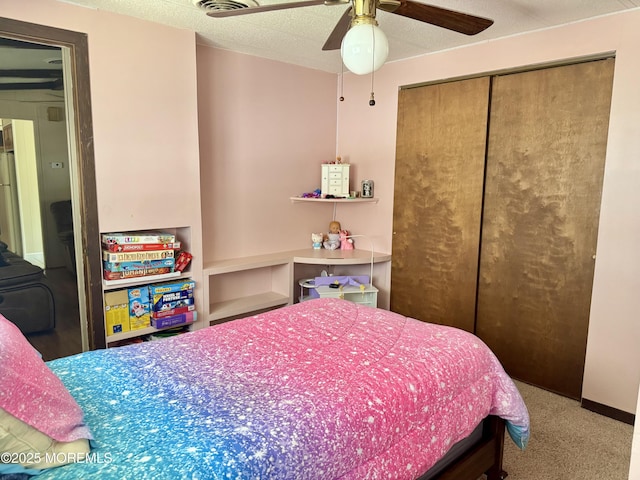 1408 Anvil Way, Toms River, NJ 08755 - carpeted bedroom featuring a closet and a ceiling fan