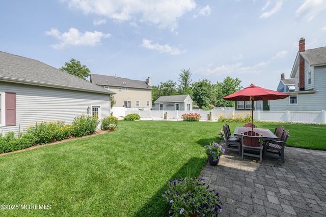 41 Cedar St, Keyport, NJ 07735 - fenced backyard featuring a patio area