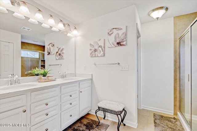 2 Lawley Dr, Lincroft, NJ 07738 - full bath featuring a stall shower and double vanity