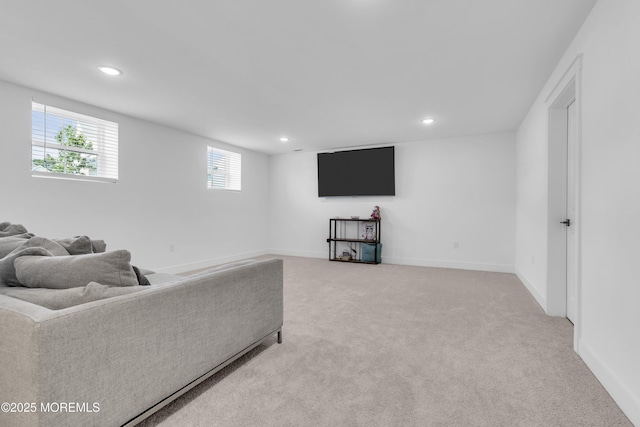 3 Devon Dr, Howell, NJ 07731 - living room featuring light colored carpet and recessed lighting