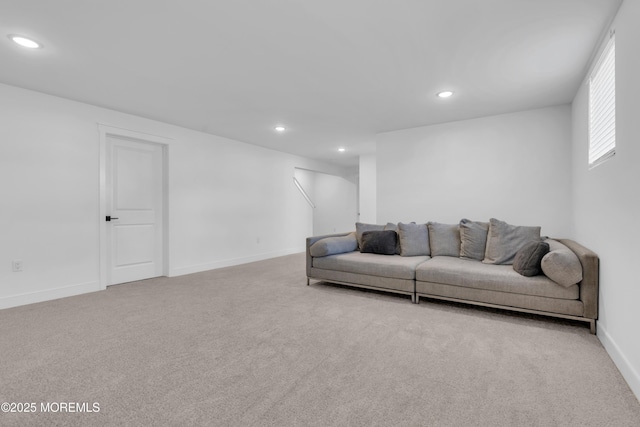 3 Devon Dr, Howell, NJ 07731 - carpeted living room with recessed lighting and baseboards