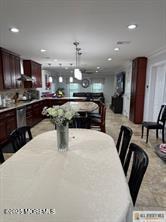 33 Tennent Ave, Englishtown, NJ 07726 - dining area with recessed lighting