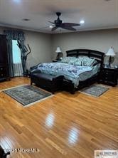 33 Tennent Ave, Englishtown, NJ 07726 - bedroom featuring wood finished floors, recessed lighting, and ceiling fan