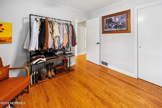 2120 Frances Dr, Point Pleasant, NJ 08742 - bedroom featuring wood finished floors and crown molding