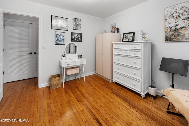 2120 Frances Dr, Point Pleasant, NJ 08742 - home office featuring crown molding and light wood-style floors