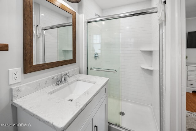 2120 Frances Dr, Point Pleasant, NJ 08742 - full bath with vanity and a stall shower