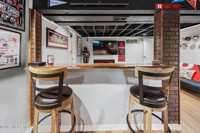 2120 Frances Dr, Point Pleasant, NJ 08742 - bar with wood finished floors