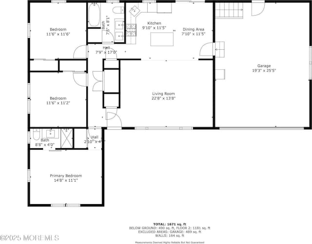 2120 Frances Dr, Point Pleasant, NJ 08742 - view of room layout