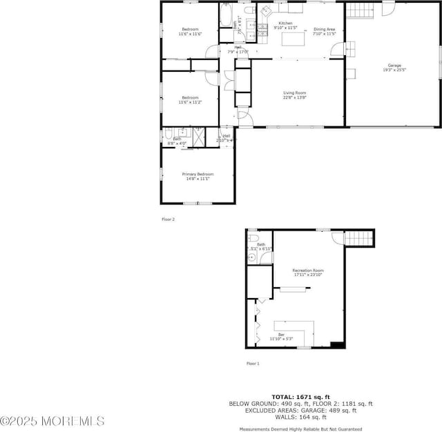 2120 Frances Dr, Point Pleasant, NJ 08742 - view of floor plan / room layout