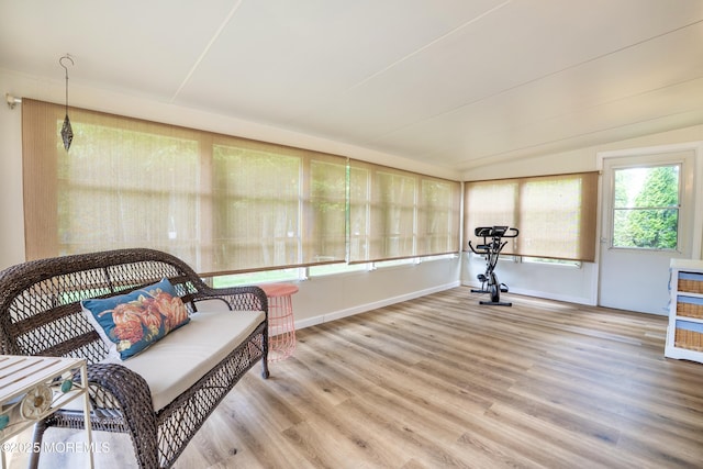 98 Everest S, Brick, NJ 08724 - sunroom featuring wood finished floors and baseboards