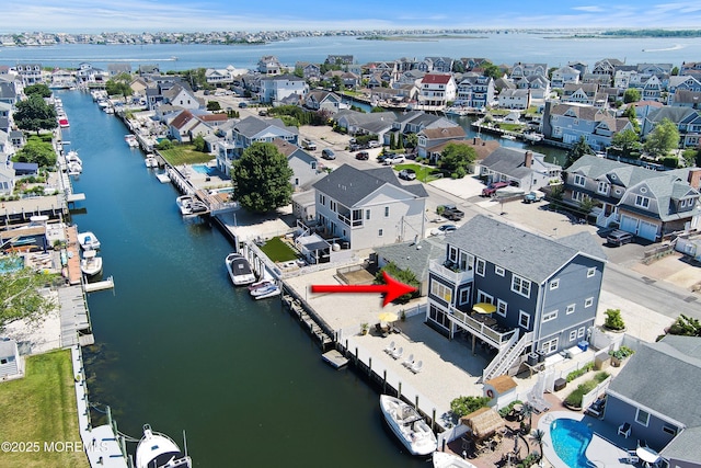 1735 Certainty Dr, Point Pleasant, NJ 08742 - aerial perspective of suburban area featuring a large body of water