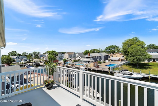 1735 Certainty Dr, Point Pleasant, NJ 08742 - balcony featuring a residential view and a water view