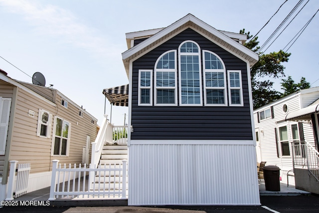 37 15th Ave, Seaside Park, NJ 08752 - view of property exterior featuring stairway