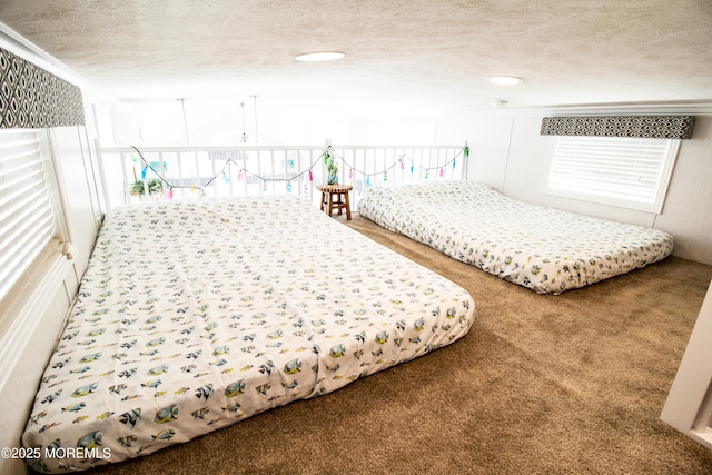 37 15th Ave, Seaside Park, NJ 08752 - carpeted bedroom with a textured ceiling