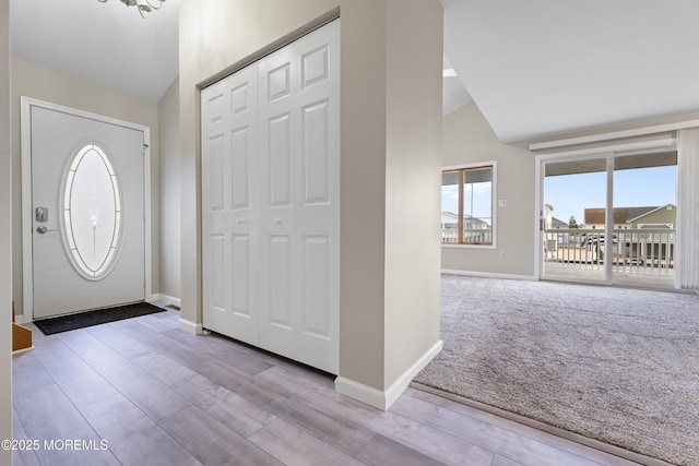 4 W Shrewsbury Dr, Little Egg Harbor, NJ 08087 - entryway with lofted ceiling and wood finished floors
