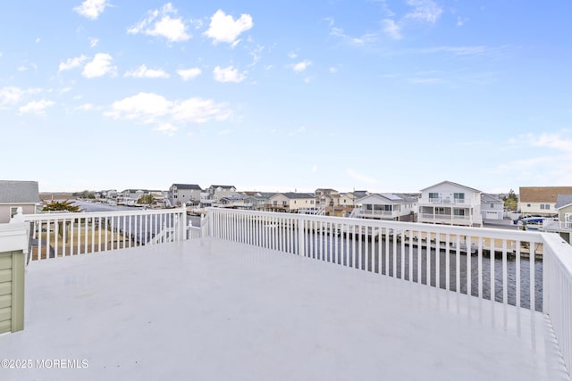 4 W Shrewsbury Dr, Little Egg Harbor, NJ 08087 - view of patio featuring a residential view and a wooden deck