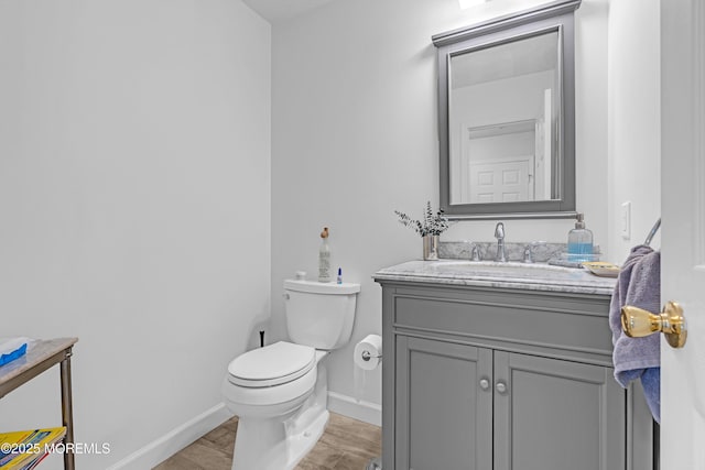 43 Winchester Dr, Howell, NJ 07731 - half bath featuring vanity and wood finished floors