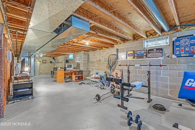 43 Winchester Dr, Howell, NJ 07731 - exercise room with plenty of natural light