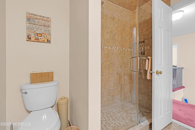43 Winchester Dr, Howell, NJ 07731 - bathroom featuring toilet and a stall shower
