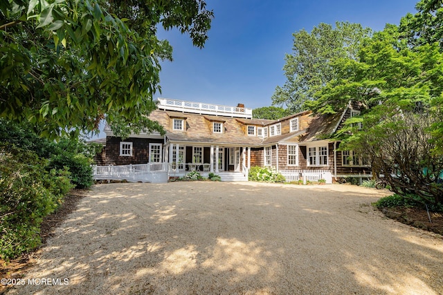 34 Sea View Ter, Highlands, NJ 07732 - back of property featuring a wooden deck