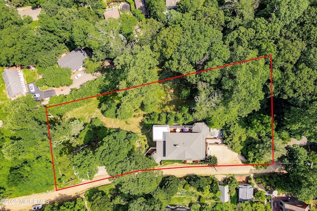 34 Sea View Ter, Highlands, NJ 07732 - aerial overview of property's location featuring property boundaries highlighted