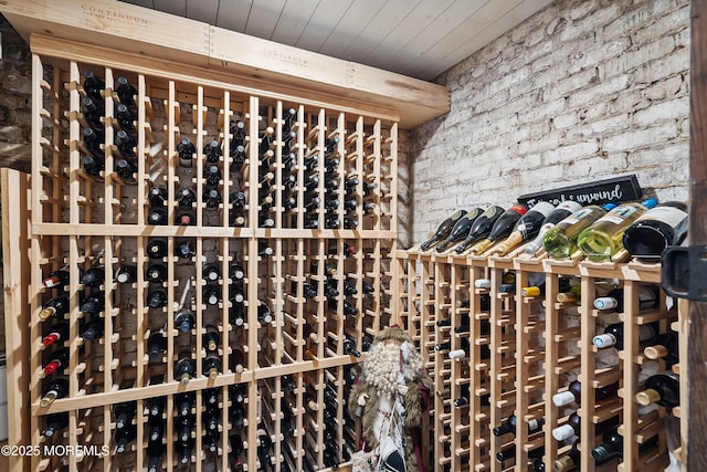 34 Sea View Ter, Highlands, NJ 07732 - wine area featuring wooden ceiling