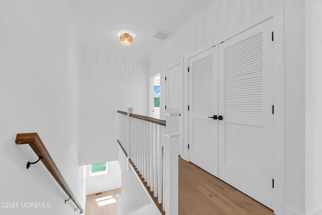 842 Arnold Ave Unit 4, Point Pleasant, NJ 08742 - corridor featuring an upstairs landing and light wood-style floors