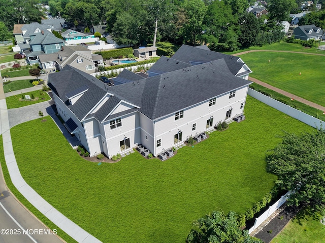 842 Arnold Ave Unit 4, Point Pleasant, NJ 08742 - aerial view of property and surrounding area featuring a pool area