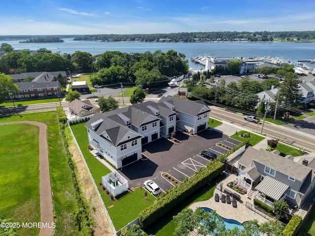 842 Arnold Ave Unit 4, Point Pleasant, NJ 08742 - aerial perspective of suburban area featuring a nearby body of water