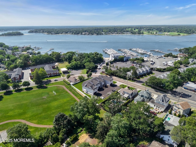 842 Arnold Ave Unit 4, Point Pleasant, NJ 08742 - aerial view of property and surrounding area featuring a nearby body of water and nearby suburban area