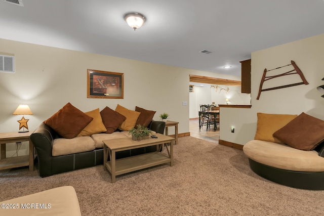 216 Main St, Port Monmouth, NJ 07758 - carpeted living area with baseboards