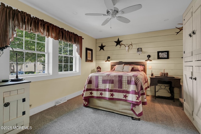 216 Main St, Port Monmouth, NJ 07758 - bedroom with carpet and wood walls