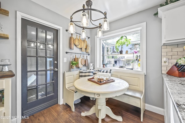 91 Newbury Rd, Howell, NJ 07731 - dining space featuring dark wood-style floors
