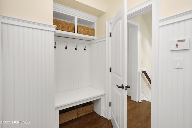 63 Bingham Ave, Rumson, NJ 07760 - mudroom featuring dark wood-type flooring