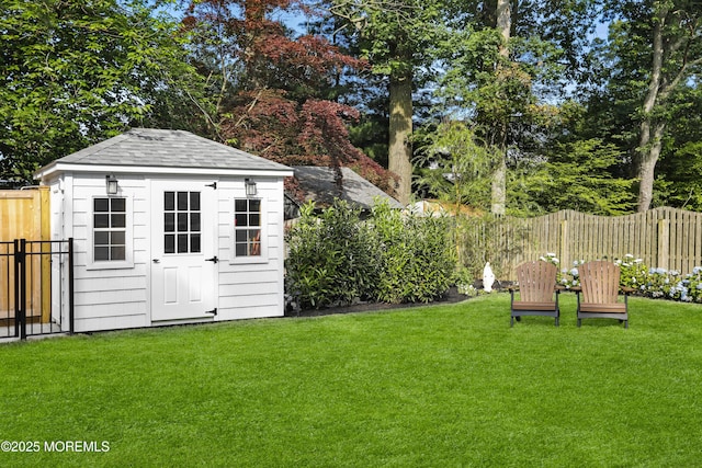 63 Bingham Ave, Rumson, NJ 07760 - view of yard with a storage shed