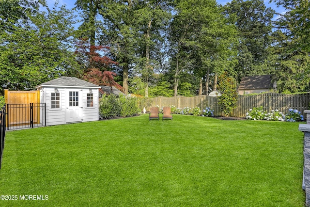 63 Bingham Ave, Rumson, NJ 07760 - fenced backyard with a storage shed
